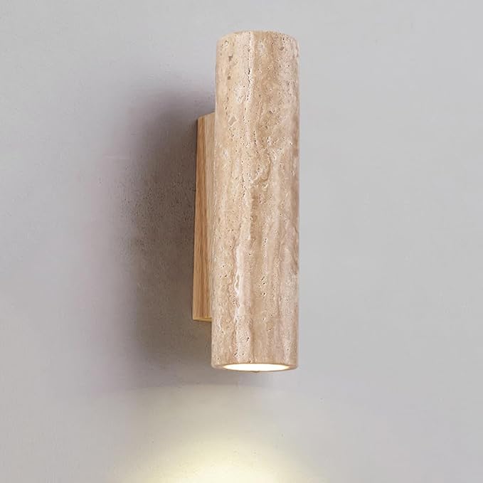 Simple White Wall Sconce Light - Round Square Design