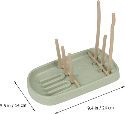 Baby Bottle Drain Rack with Storage Tray