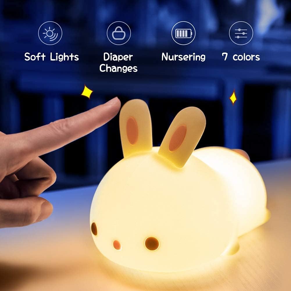 Bright Fun Bunny Night Lamp