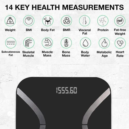 Accurate Digital Weight Scale with Body Fat Analyzer