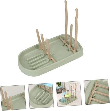 Baby Bottle Drain Rack with Storage Tray