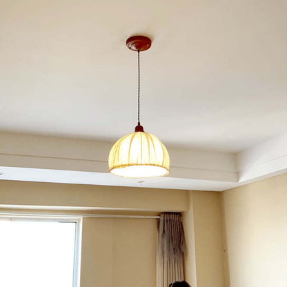 Natural Cotton Pendant Light
