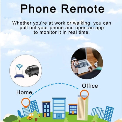 Compact WiFi Outdoor Security Camera with Motion Detection