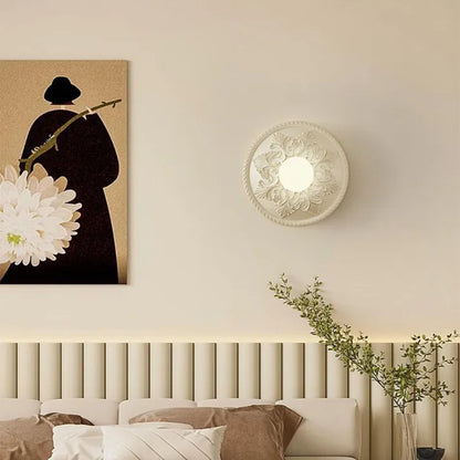 Bright White Plastic Wall Light