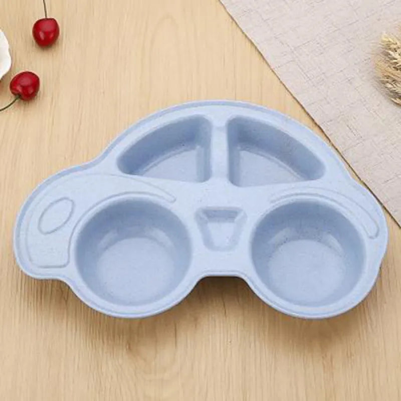 Kids Car Shaped Plate - Eco Friendly Divided Plate