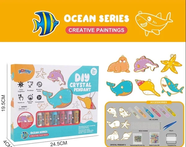 Fun Crystal Pendant Making Kit for Kids