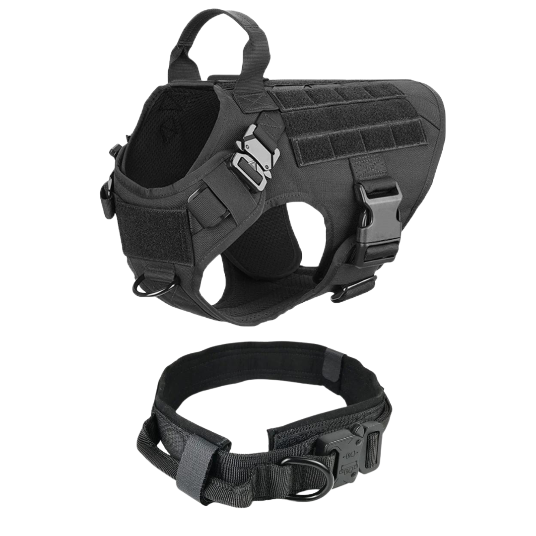 Durable Dog Vest Harness With Front Clip And Back Handle