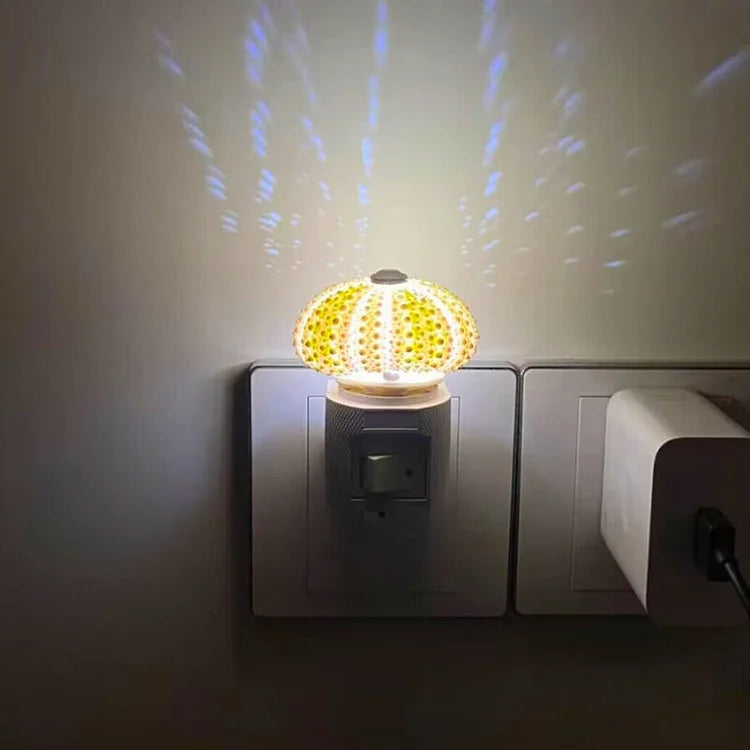Beachy Seashell Decor Table Lamp
