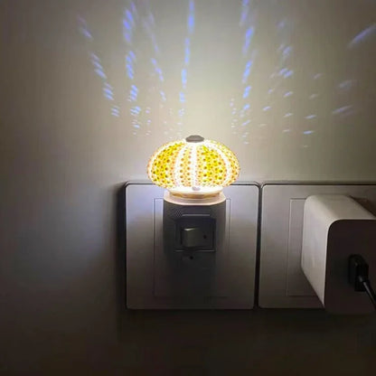 Beachy Seashell Decor Table Lamp