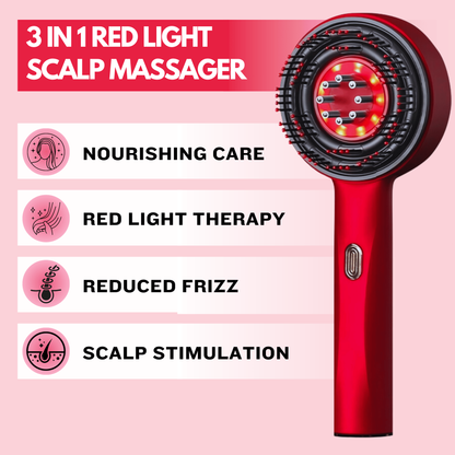 Rechargeable LED Scalp Massage Tool