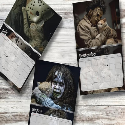 Cute Cat Monthly Wall Planner
