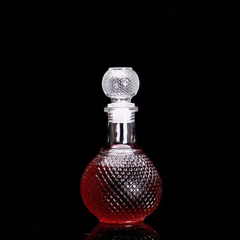 Vintage Mini Glass Wine Decanter