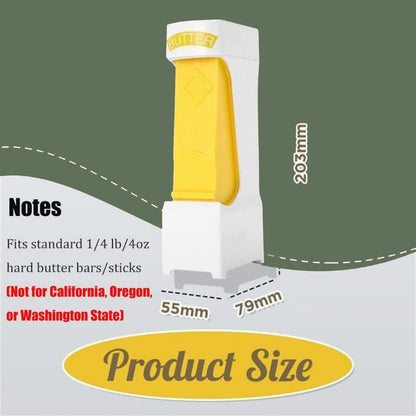 Smooth Glide Butter Knife with Sharp Steel Edge