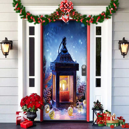 Fun Holiday Elf Door Decoration Wrap