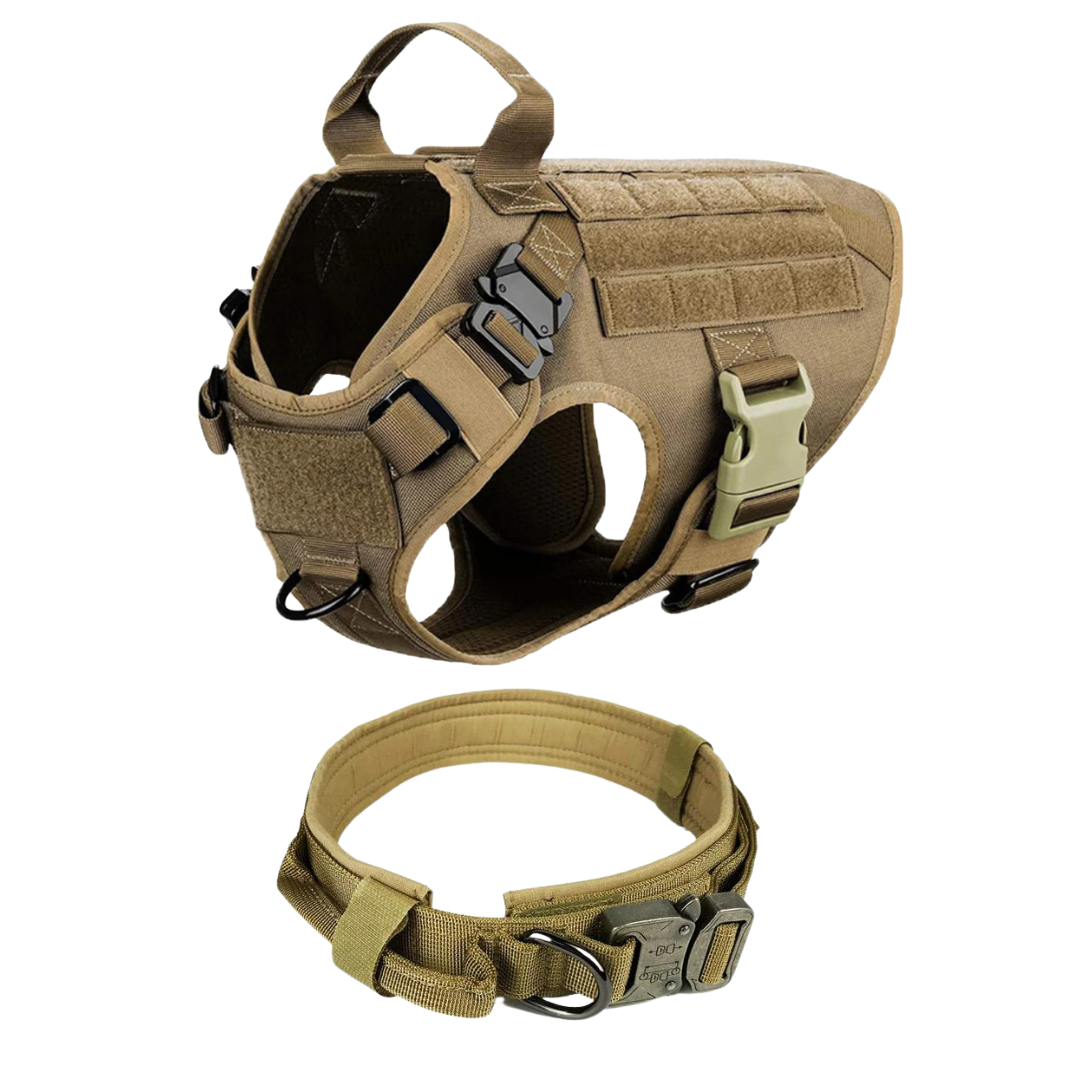 Durable Dog Vest Harness With Front Clip And Back Handle