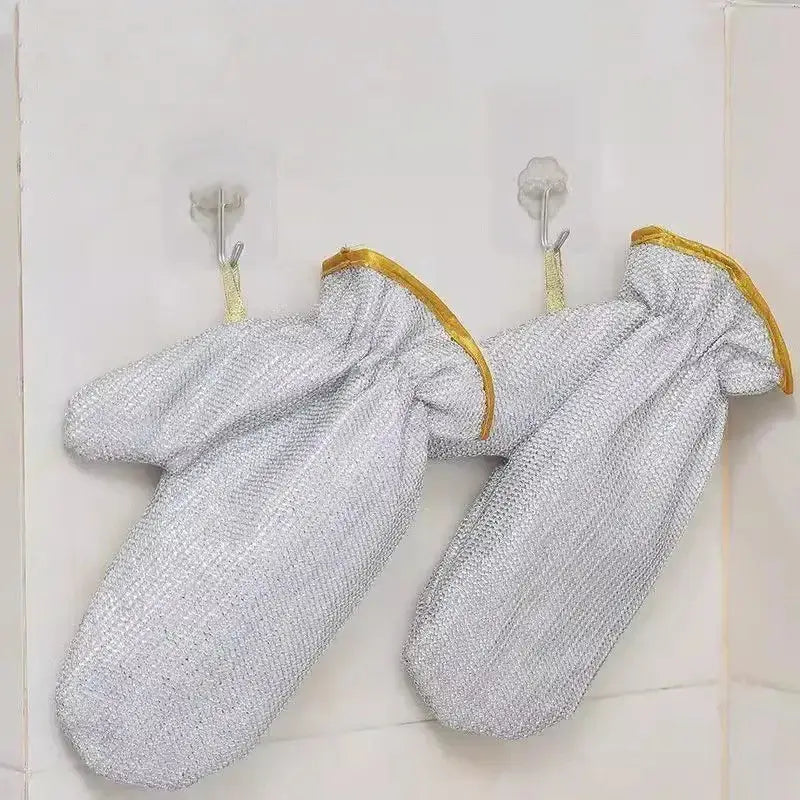 Durable Rubber Cleaning Work Gloves