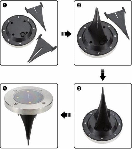 Bright Solar Powered Outdoor Garden Lights
