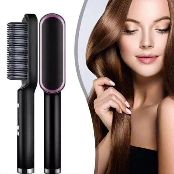 Advanced Ceramic Hair Straightening Comb Brush