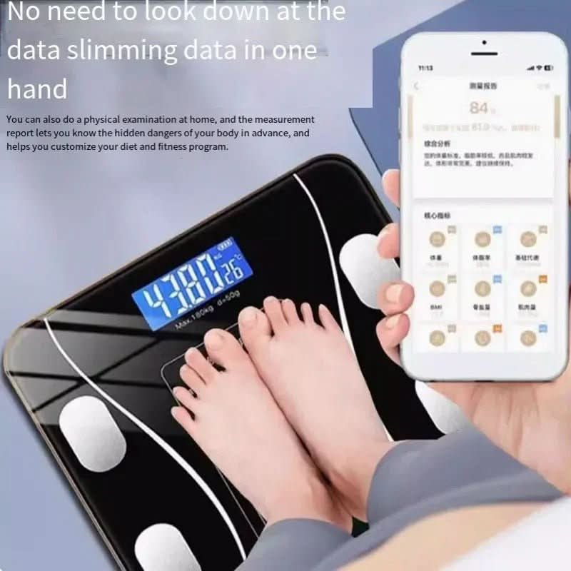 Smart Digital Body Fat Scale with Mobile App