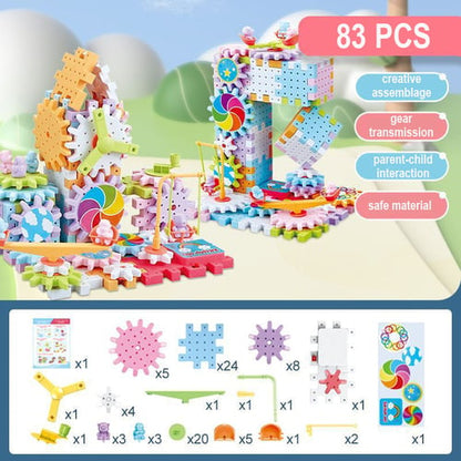 Interactive Kids Building Blocks Toy Set - Luxicro