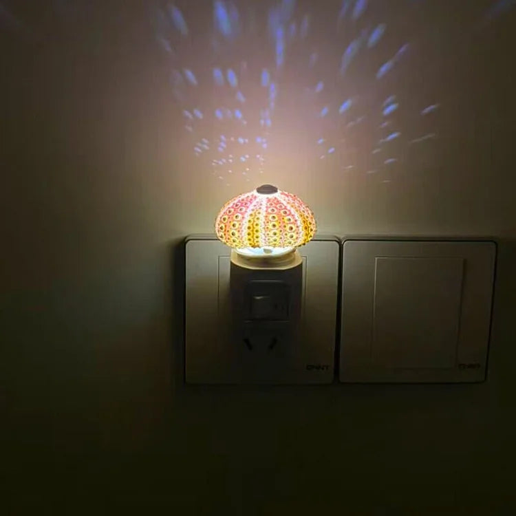 Beachy Seashell Decor Table Lamp