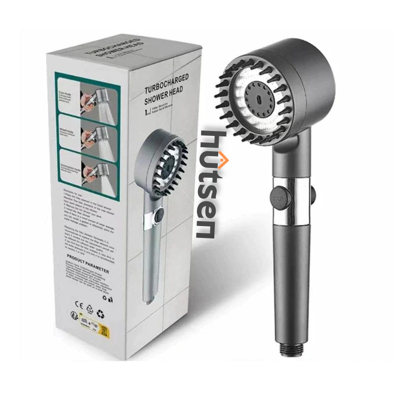 Relaxing 4-in-1 Shower Head for Soft Skin - Luxicro