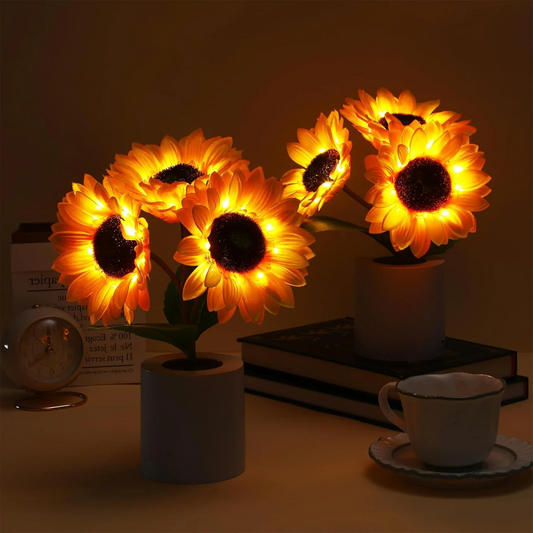 Bright Floral LED Table Lamp - Luxicro