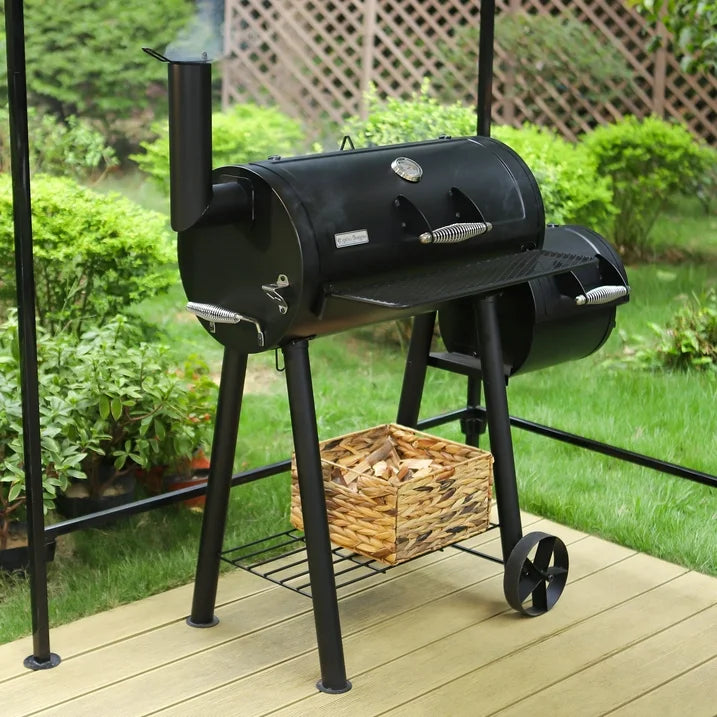 Outdoor BBQ Grill Smoker Combination Set - Luxicro
