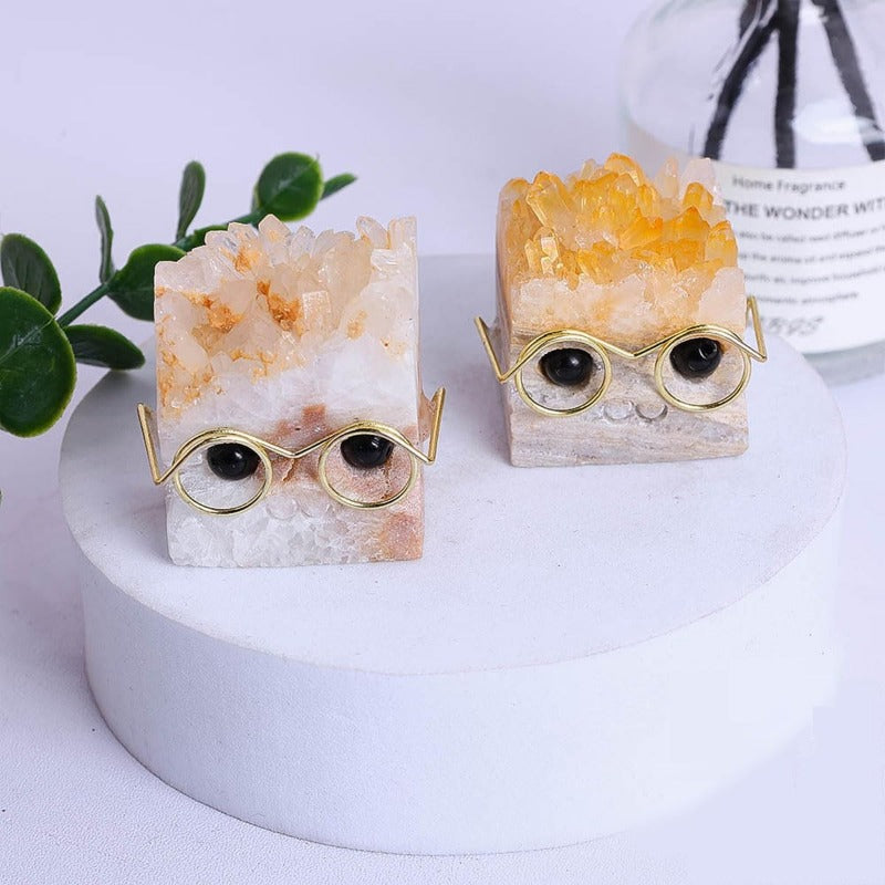 Handcrafted Natural Stone Hedgehog Decoration