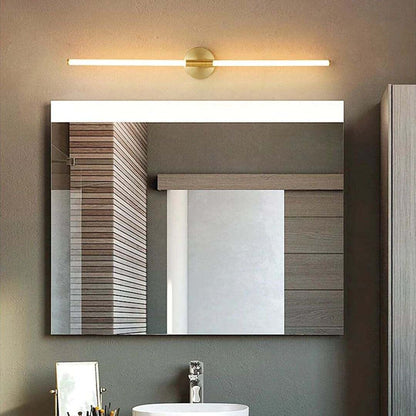 Bright Tube Wall Light with Clear Glass Shade