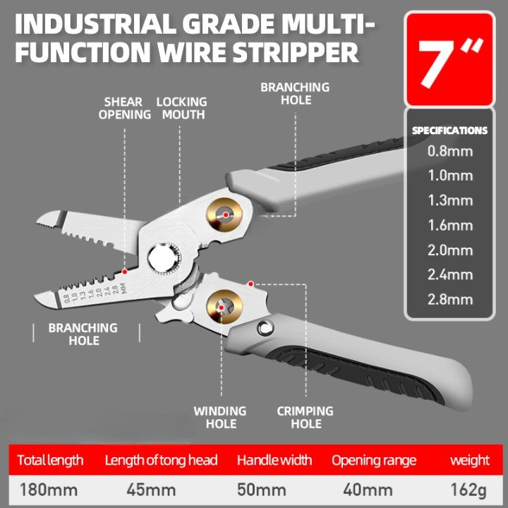Pro Heavy-Duty Wire Cutting Plier Tool