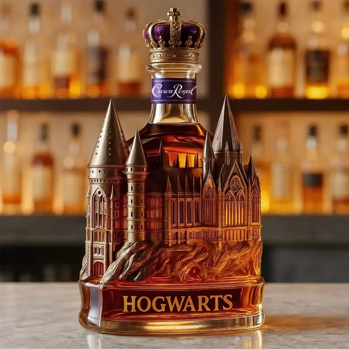 Luxury Royal Whiskey Decanter Castle Bottle - Luxicro