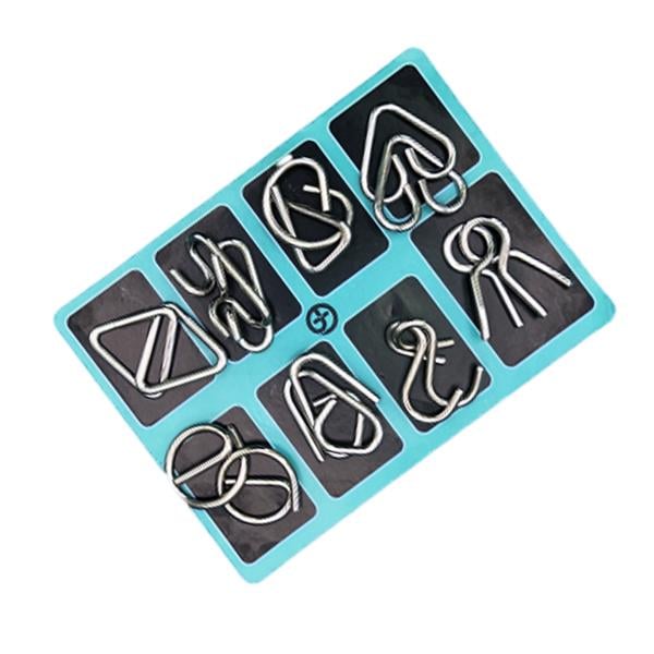 Mind Bending Metal Puzzle Ring Toy