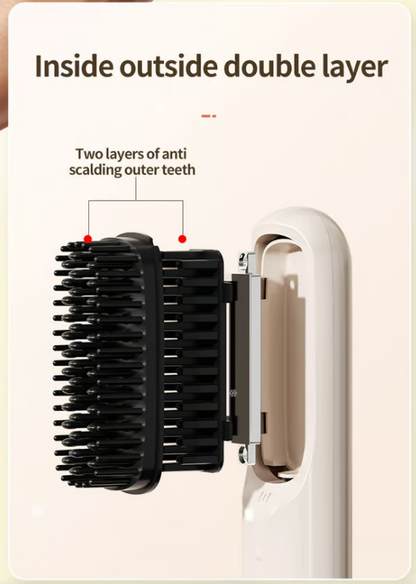 Sleek Hair Straightening Brush