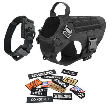 Durable Dog Vest Harness With Front Clip And Back Handle