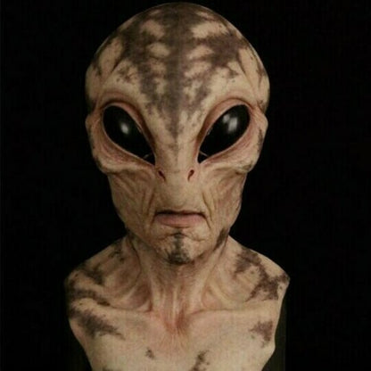 Spooky Alien Latex Halloween Costume Mask