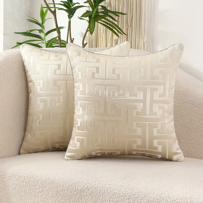 Stylish Patterned Pillow Covers with Hidden Zipper