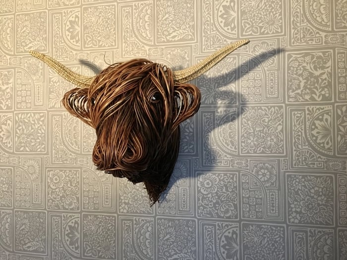 Farmhouse Cow Metal Wall Art