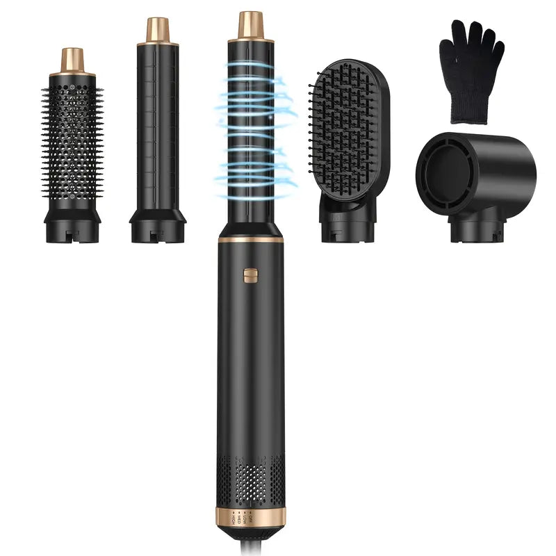 All in One Hair Curling Straightening Set