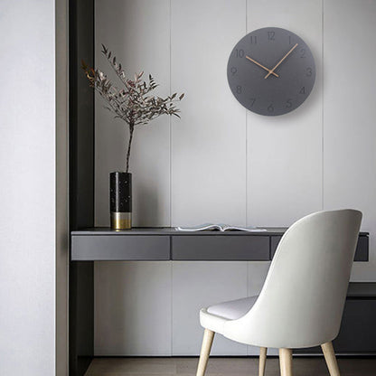 Modern Quiet Wooden Wall Clock