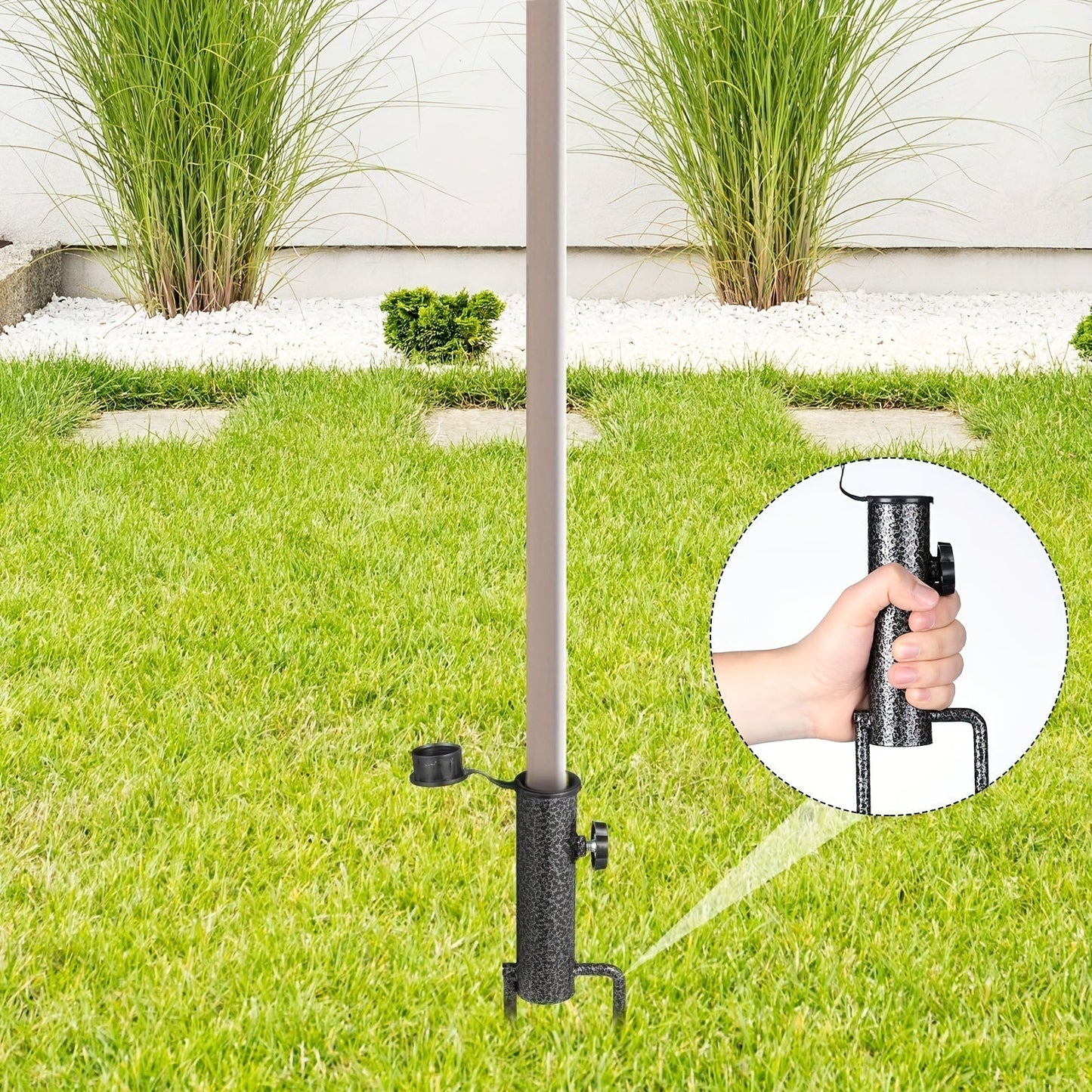Compact Umbrella Holder for 1.1-1.3 Inch Poles