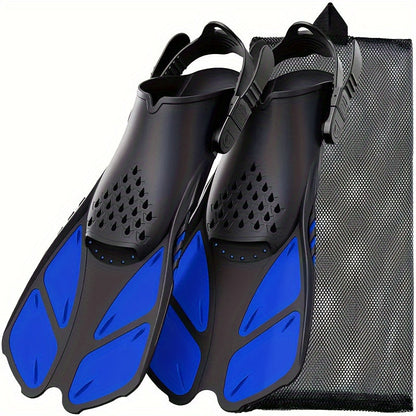 Compact Unisex Snorkel Fins for Travel