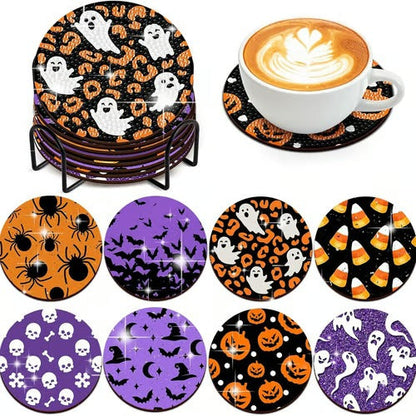 Haunted House Protective Coasters