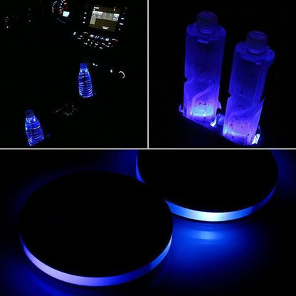 Portable Solar Powered Car Charger LED Lights (2-Pack)