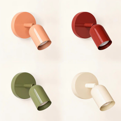 Classic Circular Macaron LED Wall Lamp