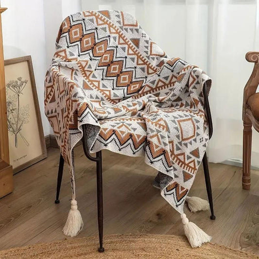 Bohemian Style Cozy Throw Blanket - Luxicro