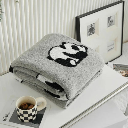 Cute Plush Panda Throw Blanket