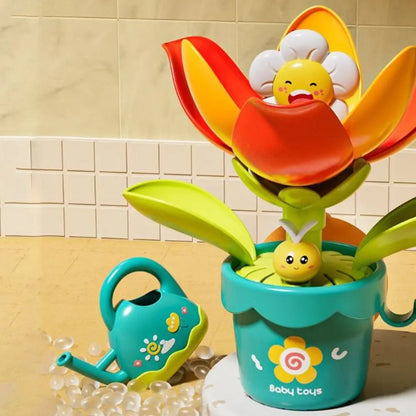 Colorful Happy Baby Sunflower Bath Toy