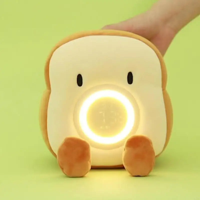 Cuddly Nightlight Alarm Clock Toy - Luxicro