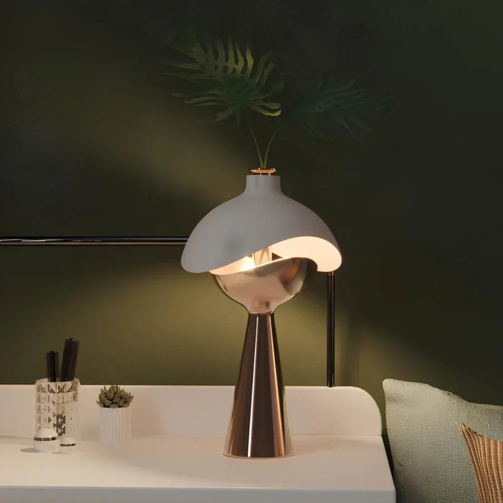 Modern Round Office Table Lamp - Luxicro